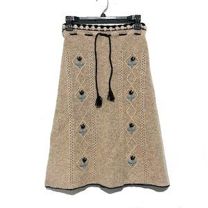 Cacharel Vintage Knitted Wool Skirt